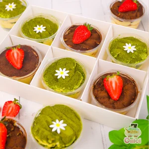 Bánh tiramisu cơ bản 2 vị tự chọn matcha, cacao
